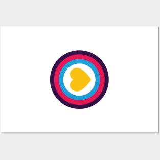 Polyamory Pride - Minimalist Circle - (New Colors) Posters and Art